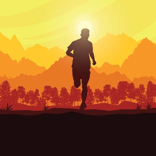 What is the meaning of running? It’s life in motion. by Oleg Mazurov