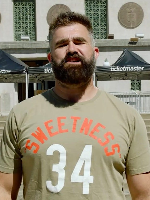 Jason Kelce’s “Sweetness 34” Shirt: The Meaning Behind the Viral Design