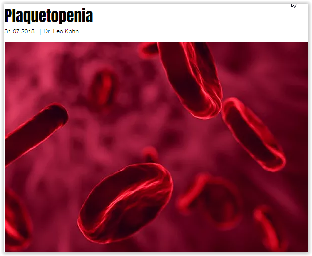 Plaquetopenia. Também chamada trombocitopenia é uma… | by dr.leo kahn ...