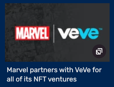 Marvel launches its first NFTs, Amazing-Spider Man, on VeVe