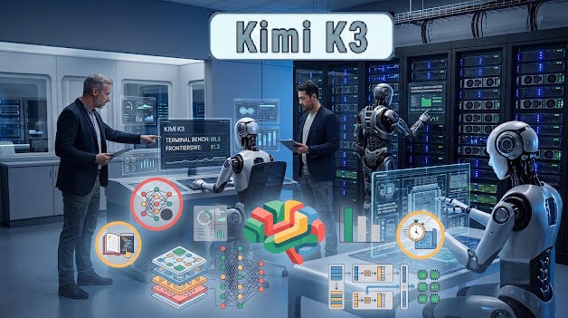 Kimi K3: A 3T-Class 1M Token Context Native Multimodal Flagship LLM