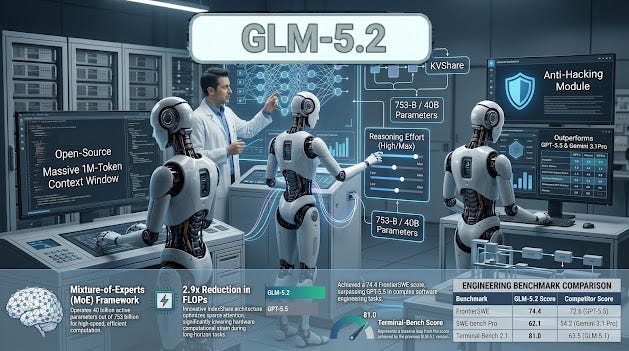 GLM-5.2: Open-Source 1M Context AI Outperforms Giants