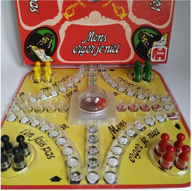 Mensch / Ludo Strategy Board Game - ShopiPersia