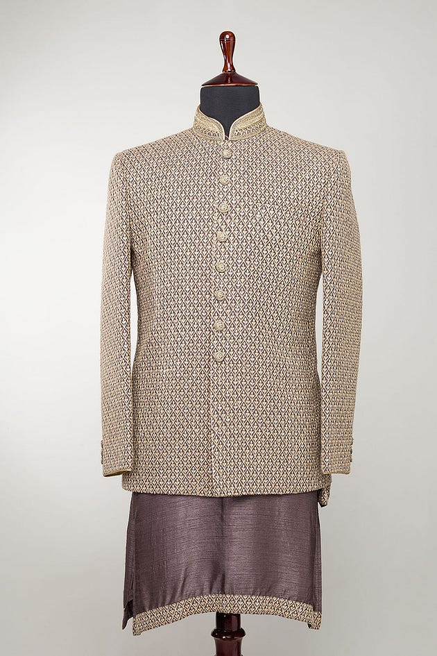 Dark Taupe Zardosi Embroidered Silk Jodhpuri Suit, Buy Bandhgalas and Jodhpuri Suits for Men ,Online Designer Bandhgala for Groom, Shop the Finest Men’s Bandhgalas and Jodhpuris, Shop the Finest Men’s Bandhgalas and Jodhpuris From Samyakk, Shop Men’s Bandhgalas and Jodhpuris, Shop Men’s Bandhgalas, Jodhpuri Bandhgala Suits for Wedding, Slim fit Men’s Bandhgala Suits & Sleeveless Jacket, Buy Bandhgala Suits for Men Online, Shop Bandhgala and Achkan Online for Men, Latest Designer Bandhgala sui