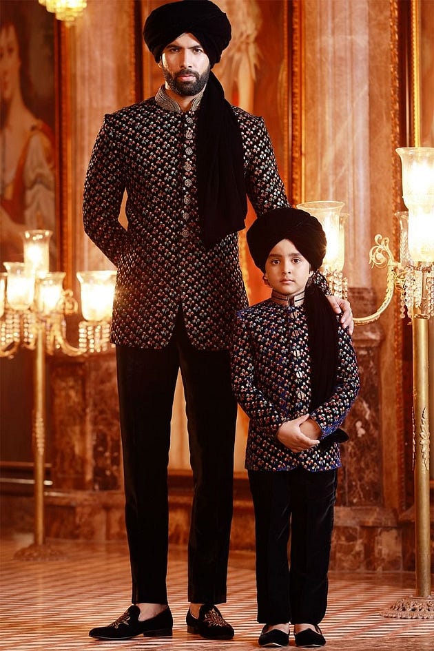 Jodhpuri Suit-Blue-Resham Thread Work-ST650