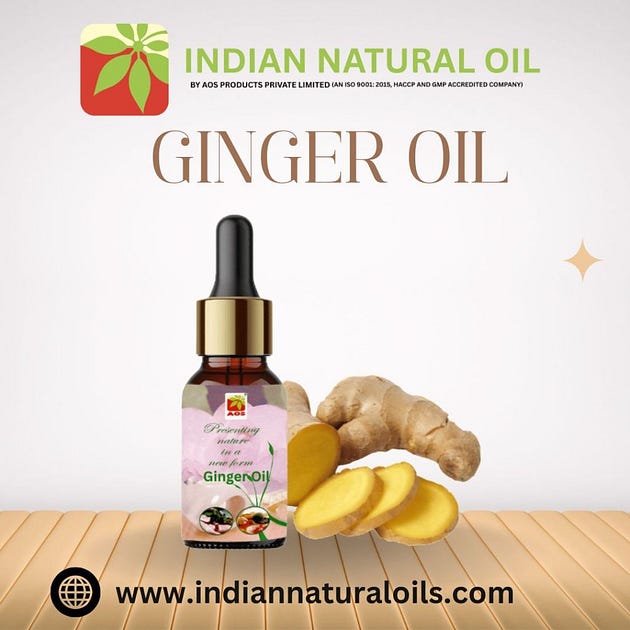 Ginger oil uses