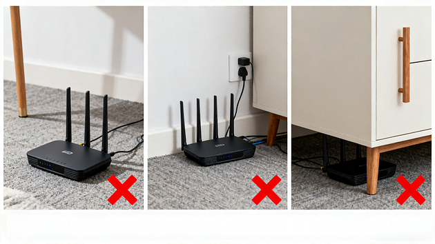 Examples of Incorrect Placement