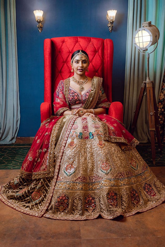 Sapthami Gowda Looks Regal in Samyakk’s Sequins Embroidered Net Lehenga , Embroidered Lehenga, Bridal Lehenga, Wedding Lehenga, Reception Lehenga, Engagement Lehenga, Mehendi Lehenga, Banarasi Lehanga