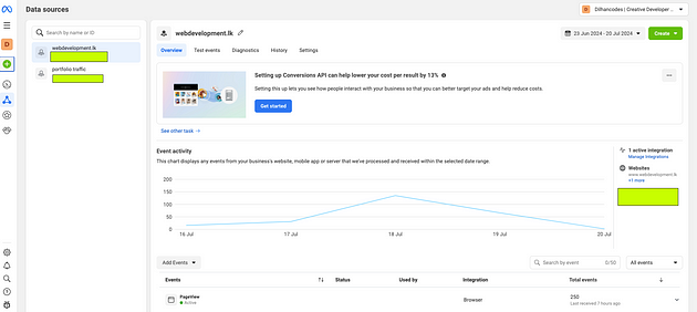 Facebook Pixel data should be recieving