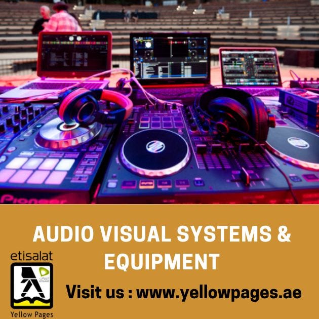 List of Audio Visual Systems & Equipment in UAE Chrisley martin Medium