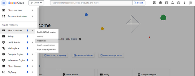 Google Cloud Console, API Client ID