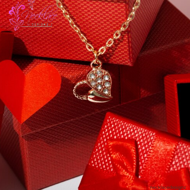Charm necklace featuring heart, perfect for telling a unique love story