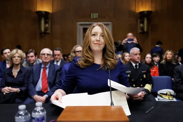 Casey Means testifying before a congressional committee | NYT