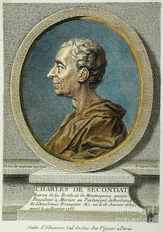 Baron de Montesquieu. Part of a Series on the Philosophy of… | by Nick  Nielsen | Medium
