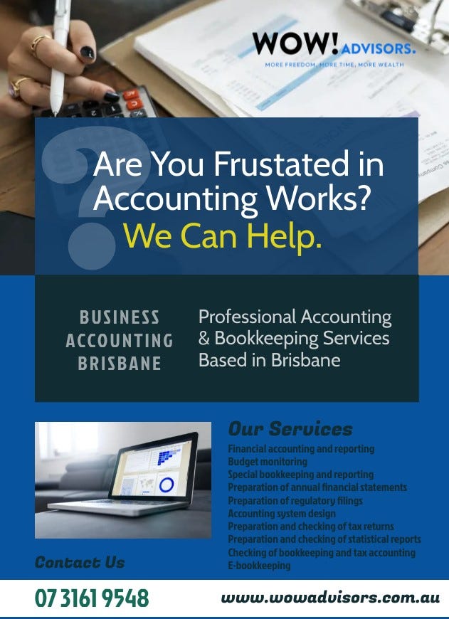 Business accountant Brisbane Wow! advisors Medium