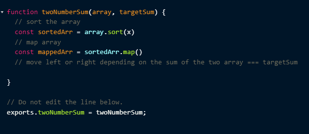 Solving Two Number Sum with JavaScript. (Part 2 of 2) | by Don Lamarr ...