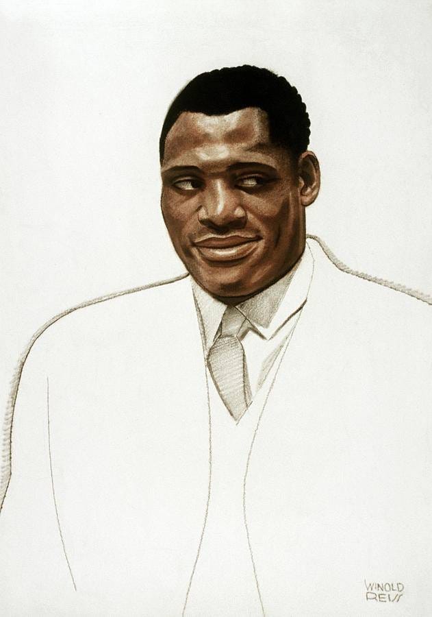 Robeson portrait by Winold Reiss, 1925