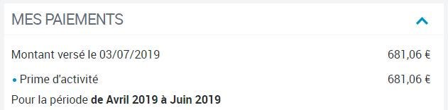 (soit 227.02 €/mois… Pourquoi ce montant différent par rapport à Mars 2019, ça… ?)