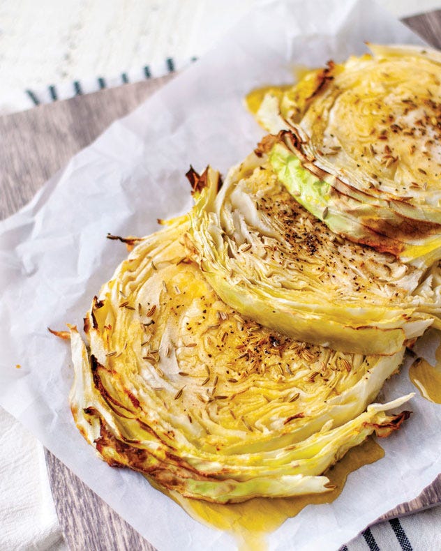 OVENROASTED CABBAGE STEAKS by Keto Plans Medium