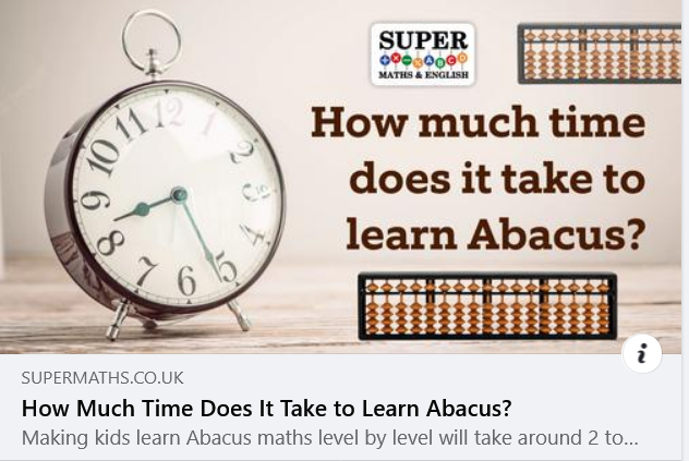 How much time does it take to learn Abacus Mental Maths - Sudeshrma - Medium