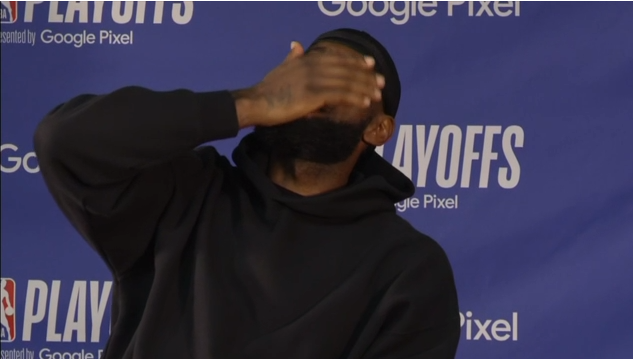 LeBron Refusing to comment on if Game 5 may be his final game with the