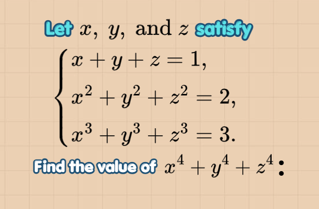 Solving Power Sums with Vieta’s Formulas