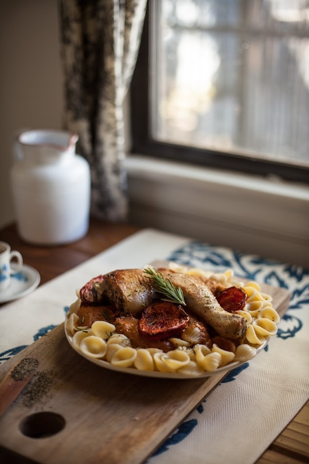 Homemade Orecchiette With A Roasted Tomato Adventures In Cooking