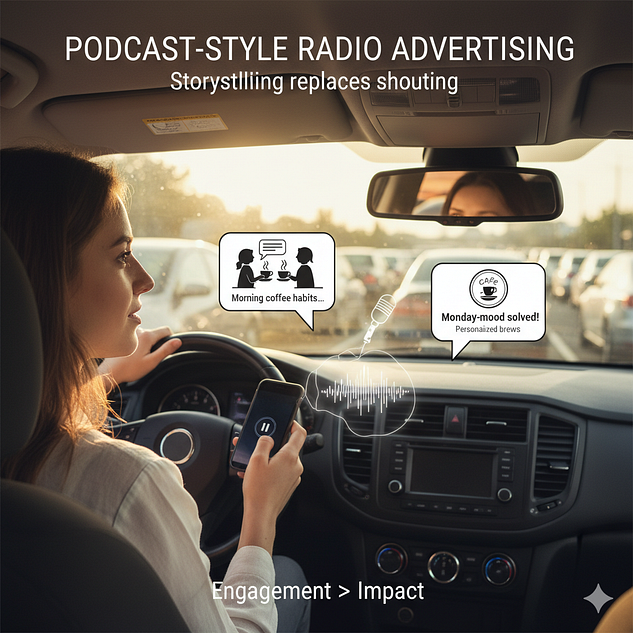 Podcast-Style Radio Advertising