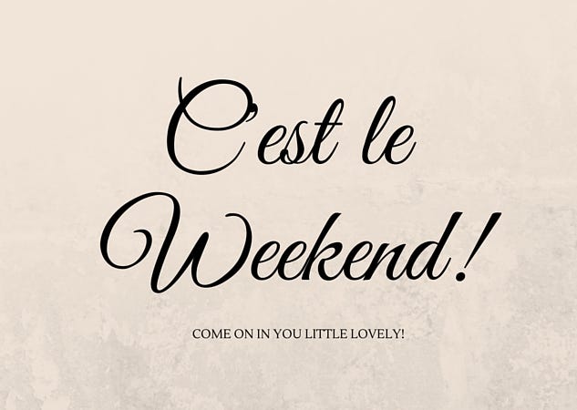 Que fais-tu le week-end. Bonjour tout le monde :) J'aime le | by Parlez  vous franaise? | Medium