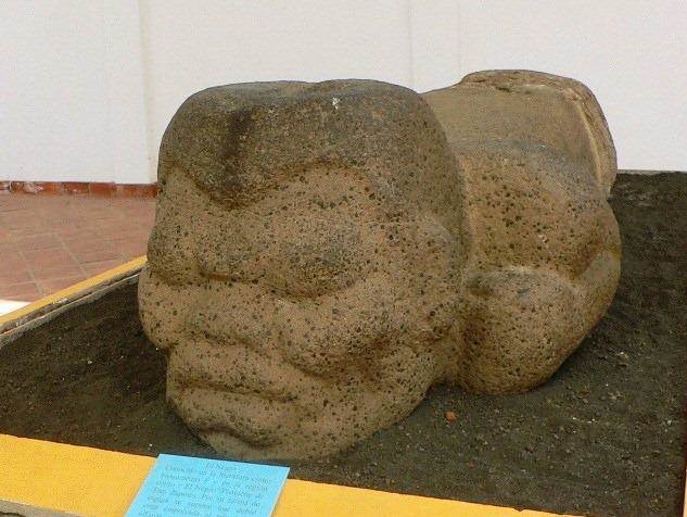“Olmec sculpture called “El Negro” via Dr. Runoko Rashidi .” Caption by Chase McGhee. 13 Black Scholars Who Admitted there were Black people in the Americas before Columbus. Self-published. 2023.
