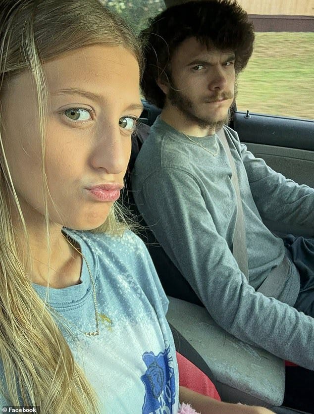 James Priddy, 21 (right), is believed to have killed his girlfriend, Jedance Hale, 18 (left), and her friend after she attempted to break up with him in Kentucky on Saturday