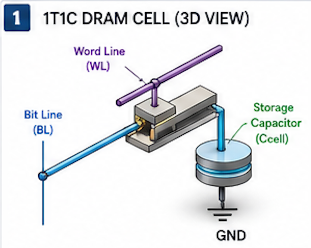 Let’s build and Analyze a 1T1C DRAM Cell