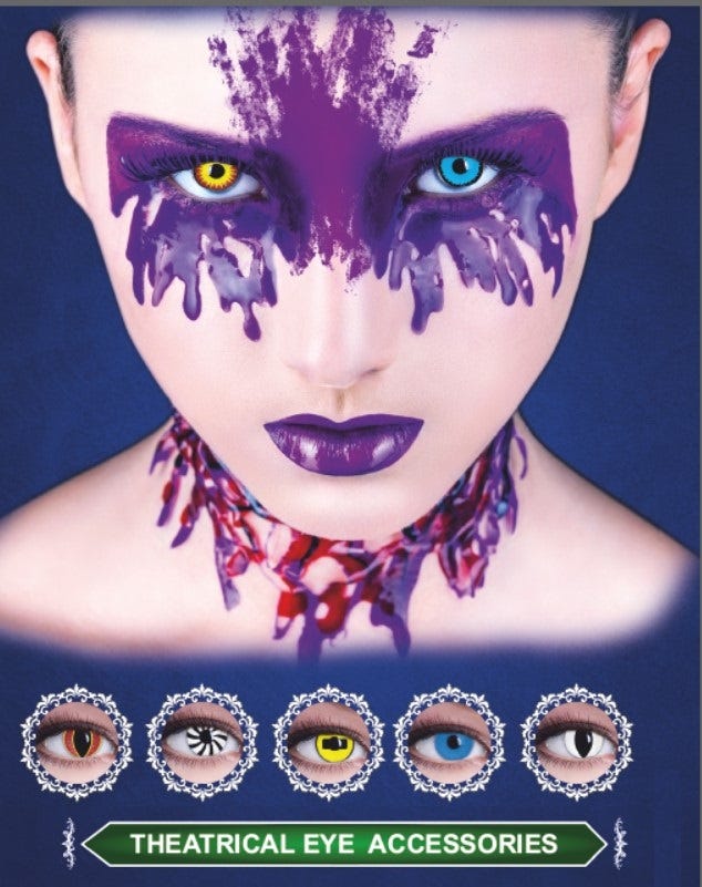 Halloween Contact Lenses (Fashion World — KRUSH Eyes Accessories) by