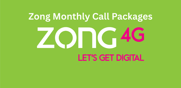 Latest Zong Monthly Call Packages for Prepaid Users