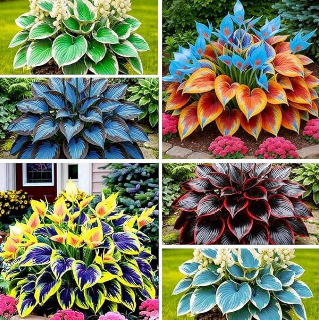 How to Care for Mixed Color Hosta Plants (Rare Perennial Varieties)