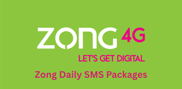 Latest Zong Daily SMS Packages with Activation Codes