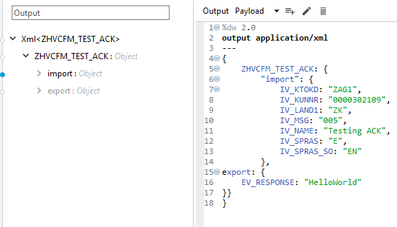 Mule 4 SAP Connector 5.9 Örnekleri