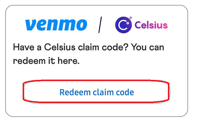 Step-by-step instructions of how to receive your Celsius claim on