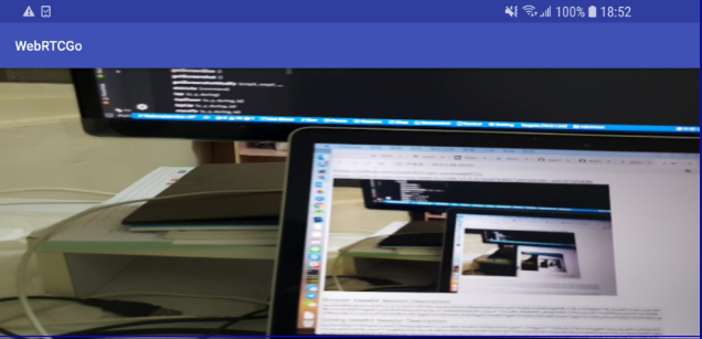 Android camera streaming with WebRTC, gomobile and libvpx