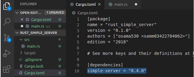 Rust Simple server. Hello readers in this blog we are going… | by Osama ...
