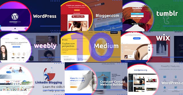 10 Best Blogging Platforms For Beginner 2022 — Free And Paid | By AJAY ...