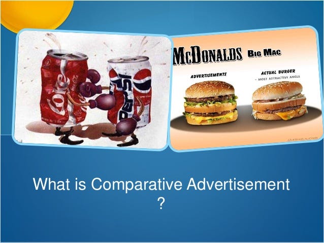 advertisement comparison essay