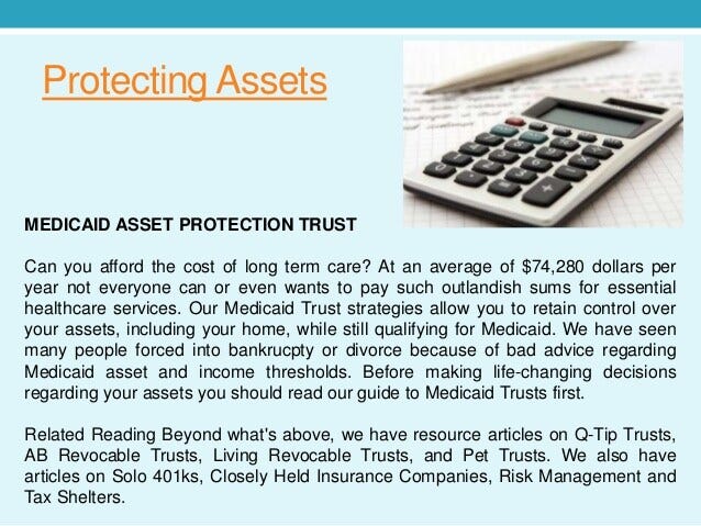 How to protect your assets in a trust - Blue bond - Medium
