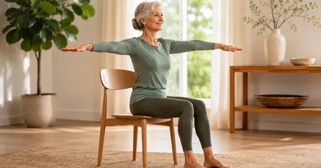 Chair Yoga for Osteopenia: Safe Seated Exercises to Build Bone Density,