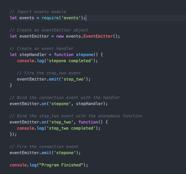 Using Event Loop in Node.js. Event in Node.js is using the Observer ...
