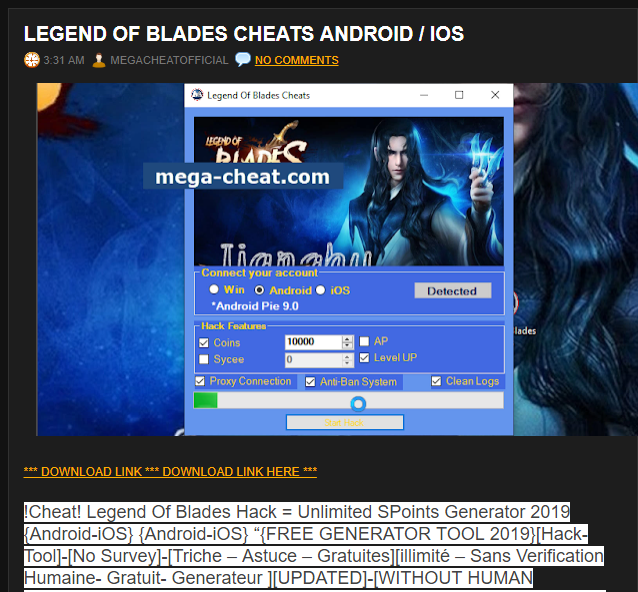 super games plays look at legend of blades hack cheats by Raseer Medium