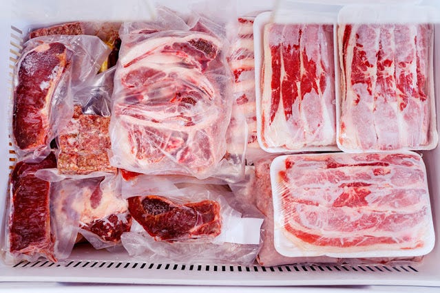 كمية اللحوم المخزنة في الثلاجة. كم مدة تخزين اللحم في الفريزر؟ — حفظ… | by  farzane abbasi | Medium
