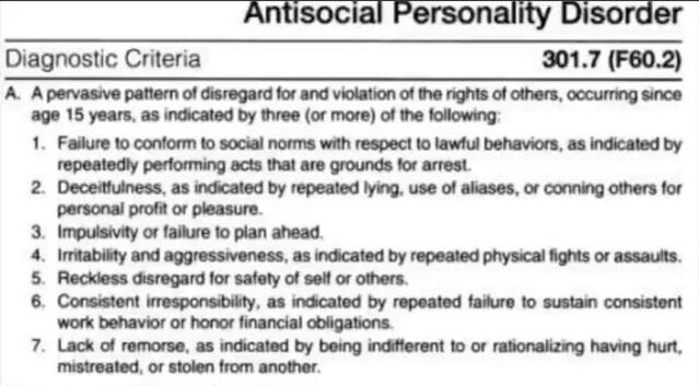 Donald Trump Has DSM 5 Antisocial Personality Disorder ASPD By Dr Daniel Winarick Medium