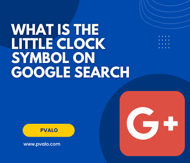 What is the little clock symbol on google search by Maria Lindsay