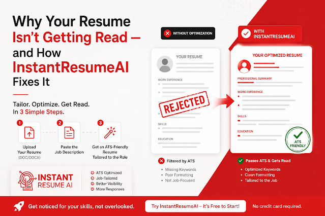 Why Your Resume Isn’t Getting Read — and How InstantResumeAI Fixes It